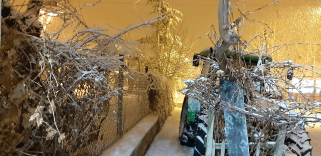 Tufanbeyli’de Kar Tipiye Döndü