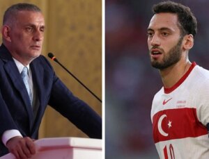 TFF Başkanı Hacıosmanoğlu, Hakan Çalhanoğlu’nun kullandığı tabire takıldı: Bir kadronun kaptanı bunu demez
