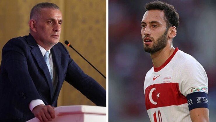 TFF Başkanı Hacıosmanoğlu, Hakan Çalhanoğlu’nun kullandığı tabire takıldı: Bir kadronun kaptanı bunu demez