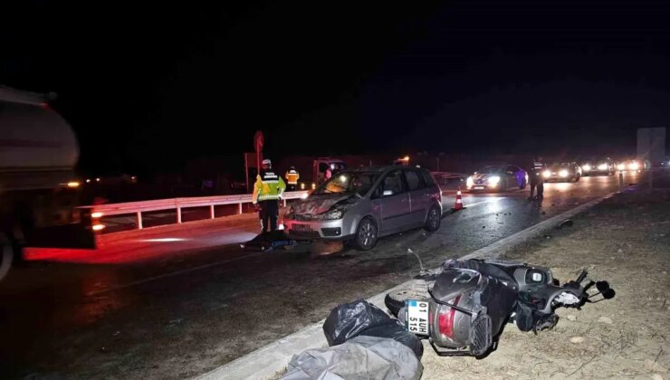 Adana’da Motosiklet Kazasında Bayan Hayatını Kaybetti