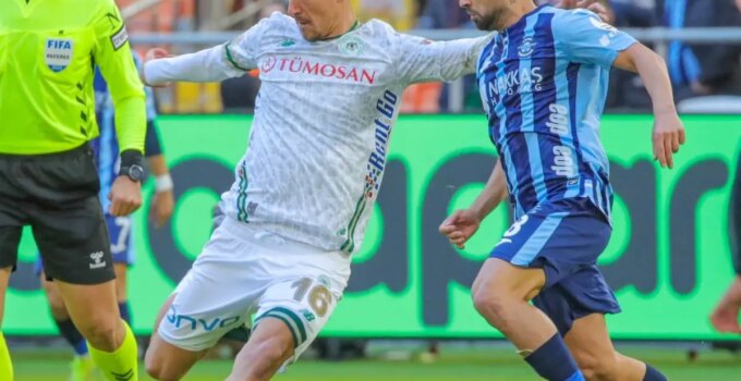 Adana Demirspor, Konyaspor’a 1-0 Kaybetti