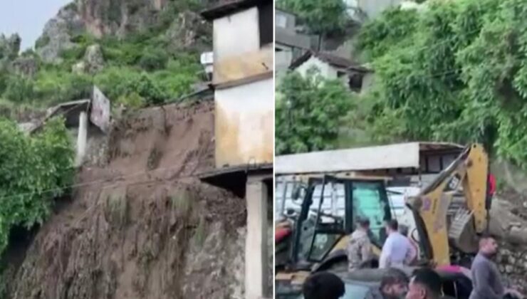 Hatay’da heyelan! 1 kişi öldü, 1 kişi göçük altında